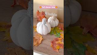 Fall decor idea🎃🤍 [upl. by Lekkim]