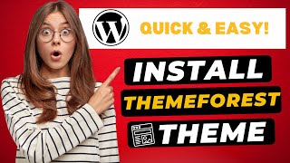 How To Install Themeforest Theme On WordPress 🔥  How To Install Premium WordPress Theme [upl. by Guillemette]