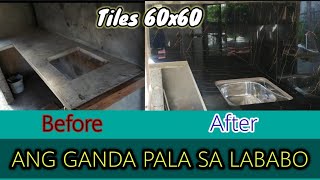 Tiles 60x60 Para sa Lababo pin0yaK01 [upl. by Hsirap]