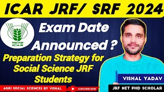 ICAR 2024 Application FormICAR 2024 Exam DateICAR 2024 JRF SRF latest Updateagricultureicarjrf [upl. by Mccully]