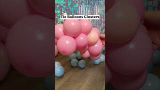 Mini Garland Tutorial  Creating a 5Inch Balloon Garland Part 1 [upl. by Yenruoc799]