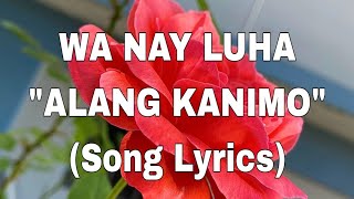 WA NAY LUHA quotalang kanimoquot  Song Lyrics ll Visayan Song  Cover by TJ [upl. by Winton990]