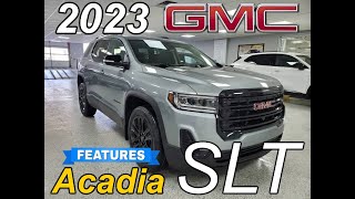 2023 GMC Acadia SLT indepth look into the features [upl. by Cointon]