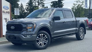 2023 Ford F150 STX  FX4 Off Road Pkg Tailgate Step Review  Island Ford [upl. by Fanchon]