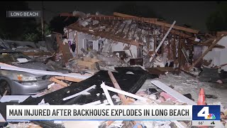 Long Beach neighborhood rocked by explosion at home [upl. by Enelaehs]