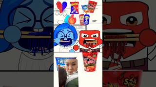 Rеd vs Blue jelly Mukbang satisfying mukbang animation animation asmr candy [upl. by Akitnahs]