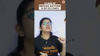 Reflex Action in 60 Seconds 🔄🧠  Class 10 Biology  CBSE Board Exam 2024 science [upl. by Remington990]