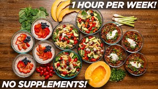 FAST HighProtein Vegan Meal Prep 1 Hour Per Week [upl. by Ardnu]