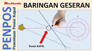 PENENTUAN POSISI KAPAL PENPOS Kapal dengan BARINGAN GESERAN [upl. by Sher]