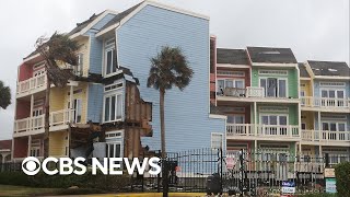 Cleanup begins in Texas after Tropical Storm Beryl [upl. by Sink]