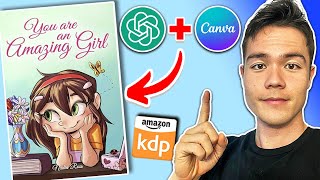 How to Create Story Books for Kids FAST with ChatGPT and Canva [upl. by Monsour310]