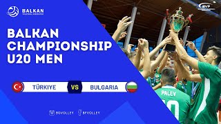 Türkiye  Bulgaria Balkan Championship U20 Men Gold match [upl. by Ayotel257]