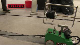 Welding floor with Leister [upl. by Cower133]