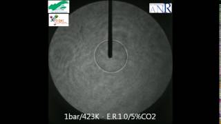 Premixed laminar Flame propagation in Spherical vessel with high stretch effect [upl. by Mrots]