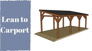 How to Build a Lean to Carport [upl. by Lovering743]