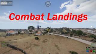 Arma 3 KOTH Best Pilot Moments Combat Landings 2 [upl. by Tnarb]