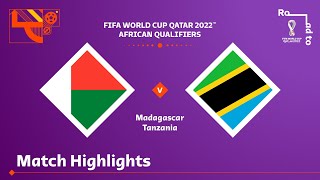 Madagascar v Tanzania  FIFA World Cup Qatar 2022 Qualifier  Match Highlights [upl. by Nauqad938]