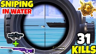 Enemies Try To Hide UnderWater So i Use My AWM in WATER in PUBG Mobile • 31 KILLS • PUBGM HINDI [upl. by Yanaj]