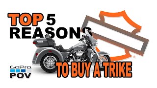 5 REASONS TO BUY A HARLEY DAVIDSON TRIKE Rider POV [upl. by Luby]