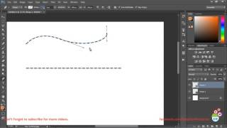 Photoshop Quick Tip  How to make dotted lines and arrows [upl. by Ester]