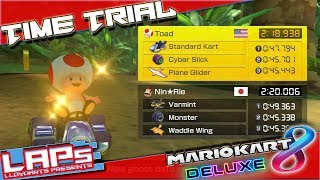 Mario Kart 8 Deluxe  Staff Ghost Race 3DS DK Jungle 150cc [upl. by Gradey]