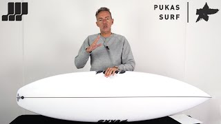 Pukas Tasty Treat All Round Surfboard Review [upl. by Shriner195]