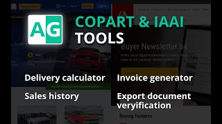 AuctionGateio  Tools for auto auctions [upl. by Galatea]