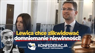 Lewica chce zlikwidować domniemanie niewinności w sprawach o gwałt [upl. by Dajma]