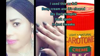 How to use CAROTONE BSC as full body cream properlymistakes to avoid [upl. by Zippora996]