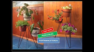 💰💸GANA DINERO💰💸  FACIL DE HACER  PEDESTAL PORTAMACETEROS 3 EN 1  COMO DE HACER [upl. by Schear]