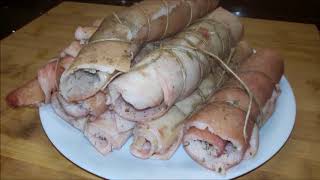 Roulade de Couenne de Porc  A Coteca [upl. by Till]