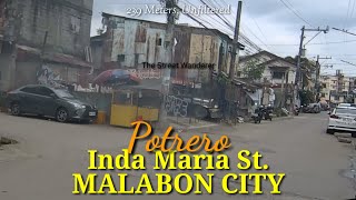 The enervated ambiance of INDA MARIA STREET in Malabon City Philippines 239m [upl. by Vedis438]