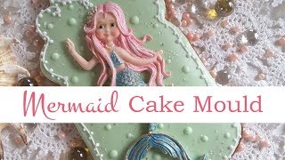 Mermaid Cake Decorating Tutorial  Seaside Mould Collection [upl. by Calendra291]