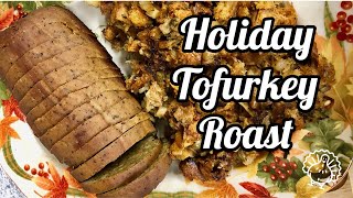 Homemade Tofurkey Vegan Turkey Recipe Tutorial [upl. by Aehcim]