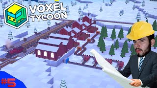 PRIMEIRA LINHA DE PRODUÇÃO 🚂  Voxel Tycoon 5  GameplayPCPTBR [upl. by Niotna]