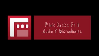 Filmic Pro Basics Pt 2  Audio  External Microphones [upl. by Sheela]