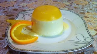 Итальянский Десерт Апельсиновая Панакота  Панна Котта  Panna Cotta Recipe  Простой Рецепт [upl. by Anelahs222]