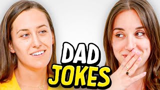 Dad Jokes  Dont laugh Challenge  Sam vs Abby  Raise Your Spirits [upl. by Iat26]