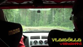 Neste Oil Rally Finland 2012 SS5 Jukojärvi InCar [upl. by Assirolc]