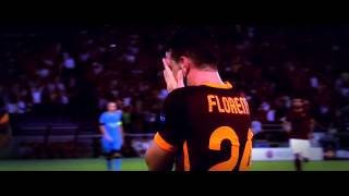 Alessandro Florenzi amazing long shot  AS Roma  Barcelona [upl. by Arremat]