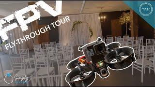 FPV Drone FlyThrough Tour at Simply Married [upl. by Nezam]