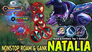 ONE VS ALL 19 Kills Natalia Roaming Hard Carry amp Best One Shot Build  Build Top 1 Global Natalia [upl. by Arateehc611]