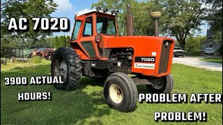 Allis Chalmers 7020 with 3900 ORIGINAL HOURS WILL IT START [upl. by Mccready311]