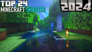 TOP 24 Best Minecraft Shaders for 2024 [upl. by Aihseym761]