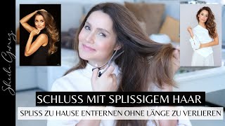 SPLISS ENTFERNEN  DIY SPLISSSCHNITT für gesunde amp schöne Haare  Sheila Gomez [upl. by Dolora]