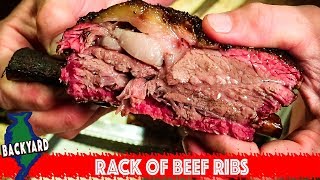 How to Smoke a Rack of Beef Ribs [upl. by Llaccm]