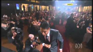 Barba wins 2012 Dally M [upl. by Daloris]