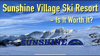 Banff Sunshine Village Ski Resort  Is it worth it 4K Insta360 x3 [upl. by Hobart510]