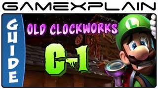 Luigis Mansion 2 Dark Moon Old Clockworks C1 Gem Boo amp Puzzle Guide amp Walkthrough 100 [upl. by Susanna]