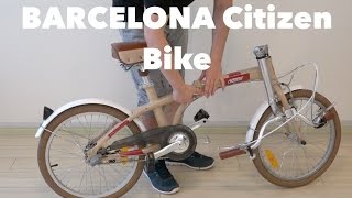 ALHAMBRA Citizen Folding Bike  How to Fold and Unfold [upl. by Premer348]